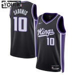 Maillot NBA Sacramento Kings Domantas Sabonis Nike 2023-24 Icon Edition Noir Swingman - Enfant